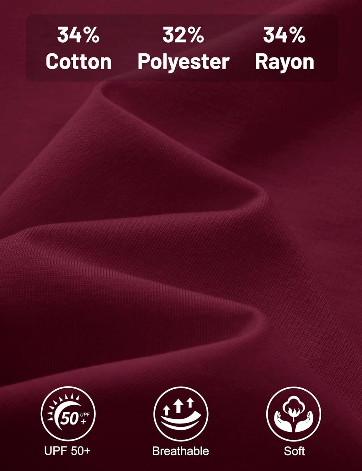 imageMAGCOMSEN Womens Tank Tops Loose Fit Sleeveless Top Casual Scoop Neck Tunic Shirts Summer UPF 50 Basic TshirtWine Red