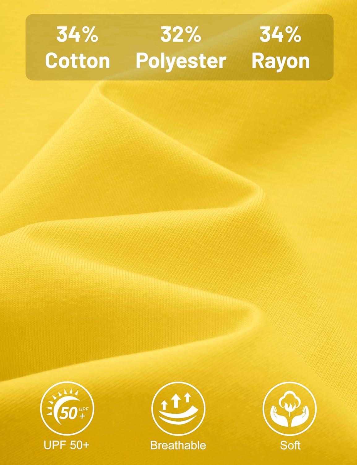 imageMAGCOMSEN Womens Tank Tops Loose Fit Sleeveless Top Casual Scoop Neck Tunic Shirts Summer UPF 50 Basic TshirtYellow