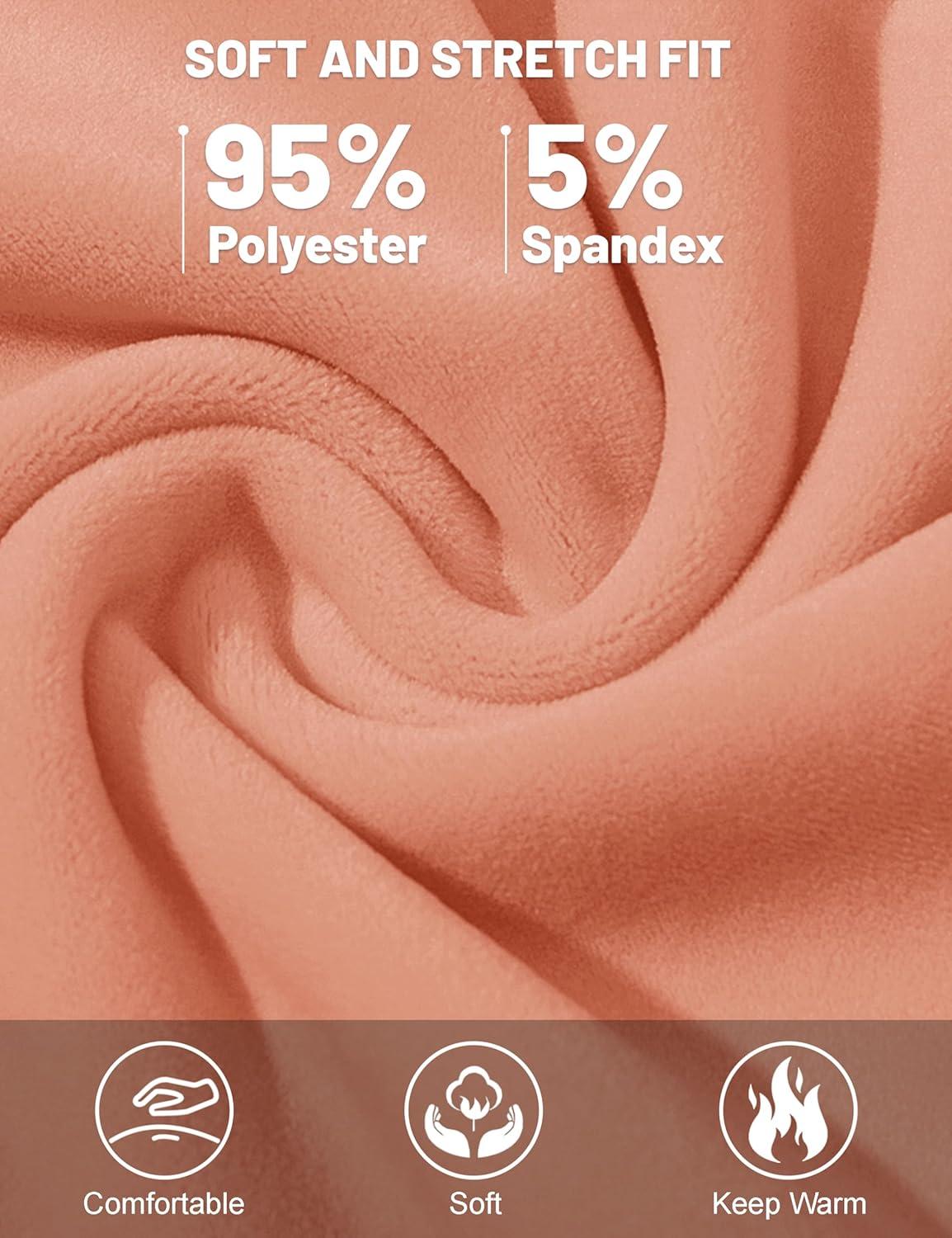 imageMAGCOMSEN Womens Velour Pants Soft Velvet Straight Leg Sweatpants Elastic Waist Warm Lounge Pant with PocketsApricot