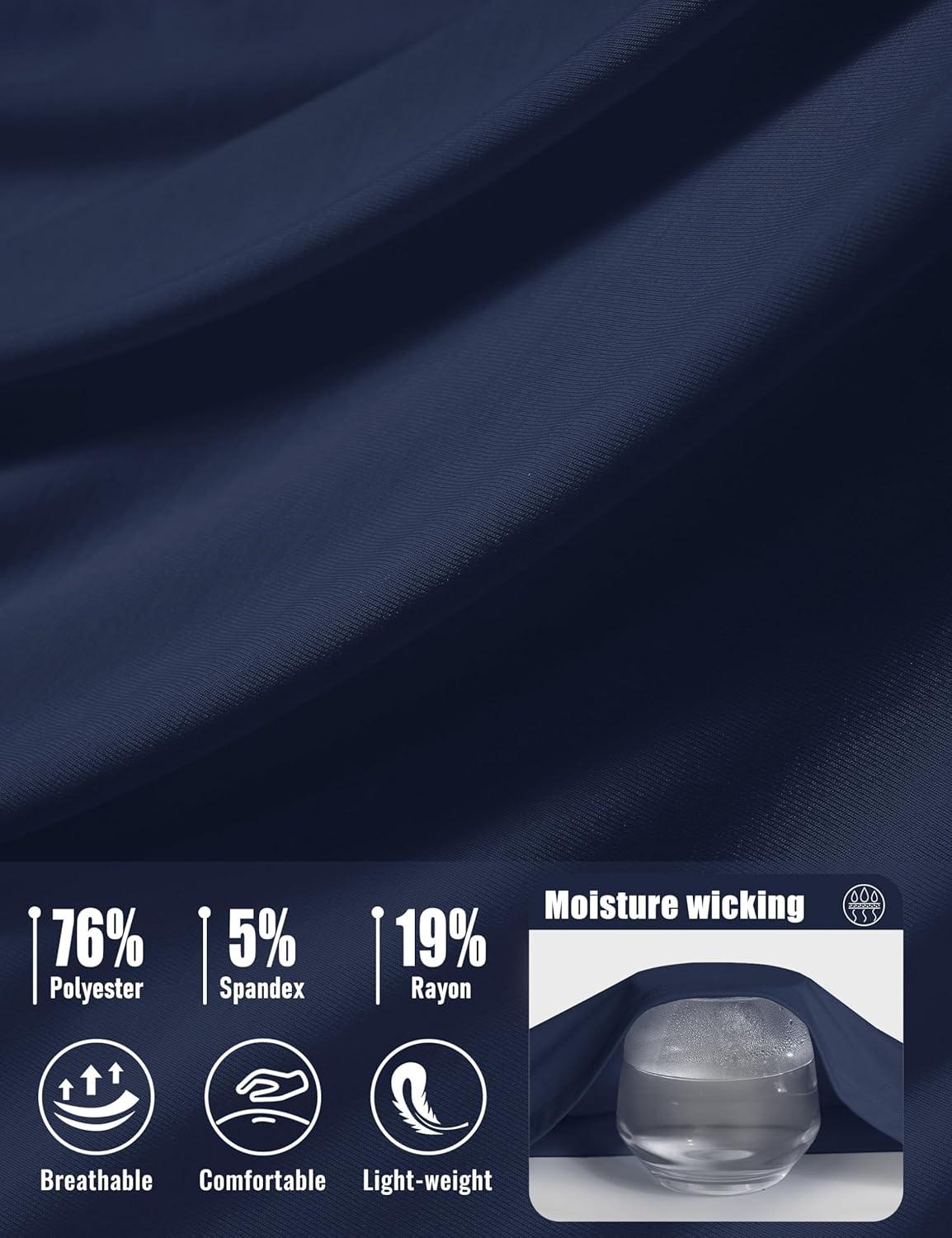 imageMAGCOMSEN Womens Workout Tank Tops Loose Fit Gym Yoga Sleeveless Shirts Athletic Running Tops FlowyNavyblue