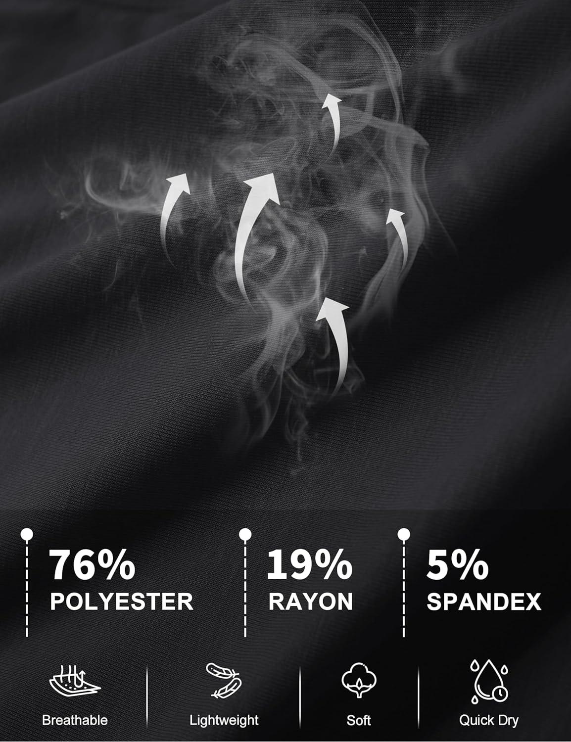 imageMAGCOMSEN Womens Workout Tops Short Sleeve Athletic Shirts Crop Split Back Tops Gym Running Quick Dry Loose FitBlack