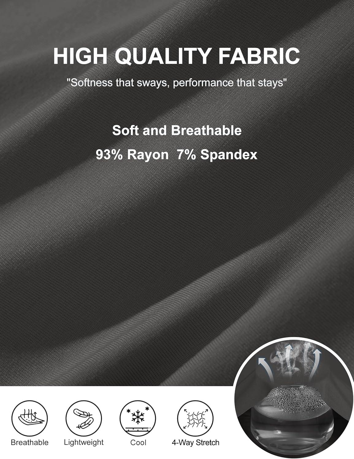 imageMAGCOMSEN Workout Top for Women Short Sleeve Athletic Yoga Crop Shirts Flowy Side Slit Loose Fit Tee Gym YogaGrey