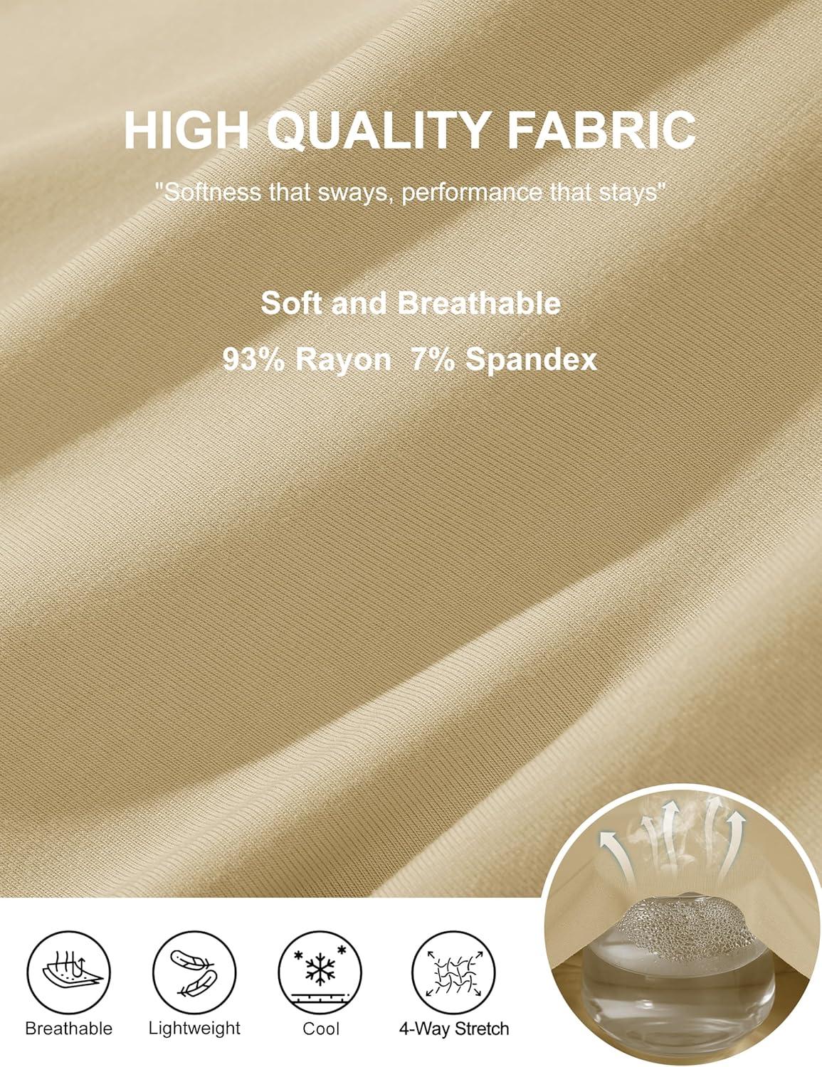 imageMAGCOMSEN Workout Top for Women Short Sleeve Athletic Yoga Crop Shirts Flowy Side Slit Loose Fit Tee Gym YogaLight Khaki