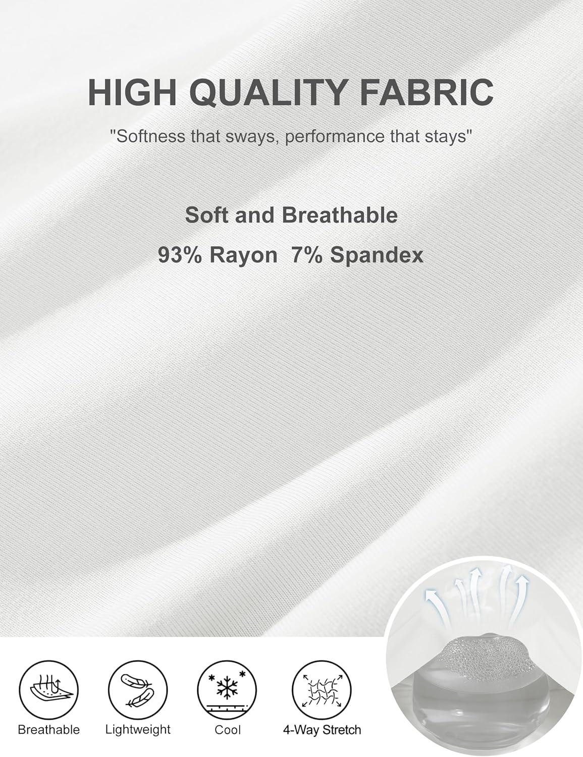 imageMAGCOMSEN Workout Top for Women Short Sleeve Athletic Yoga Crop Shirts Flowy Side Slit Loose Fit Tee Gym YogaWhite