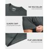 imageMAGCOMSEN Mens Dry Fit Workout Shirts Short Sleeve Tee Shirts Moisture Wicking Athletic Running Performence TshirtsDark Grey