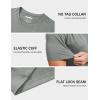 imageMAGCOMSEN Mens Dry Fit Workout Shirts Short Sleeve Tee Shirts Moisture Wicking Athletic Running Performence TshirtsGrey