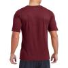 imageMAGCOMSEN Mens Dry Fit Workout Shirts Short Sleeve Tee Shirts Moisture Wicking Athletic Running Performence TshirtsWine