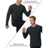 imageMAGCOMSEN Mens Long Sleeve Shirts UPF 50 Sun Protection Dry Fit Shirts Athletic Fishing Hiking Workout Rash GuardBlack
