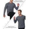 imageMAGCOMSEN Mens Long Sleeve Shirts UPF 50 Sun Protection Dry Fit Shirts Athletic Fishing Hiking Workout Rash GuardDark Grey