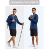 imageMAGCOMSEN Mens Long Sleeve Shirts UPF 50 Sun Protection Dry Fit Shirts Athletic Fishing Hiking Workout Rash GuardMedium Blue