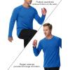 imageMAGCOMSEN Mens Long Sleeve Shirts UPF 50 Sun Protection Dry Fit Shirts Athletic Fishing Hiking Workout Rash GuardSea Blue
