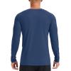 imageMAGCOMSEN Mens UPF 50 Sun Protection Shirts Long Sleeve Quick Dry UV SPF Rash Guard Fishing Running Swim AthleticBlue Grey
