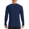 imageMAGCOMSEN Mens UPF 50 Sun Protection Shirts Long Sleeve Quick Dry UV SPF Rash Guard Fishing Running Swim AthleticNavy