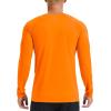 imageMAGCOMSEN Mens UPF 50 Sun Protection Shirts Long Sleeve Quick Dry UV SPF Rash Guard Fishing Running Swim AthleticOrange
