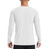imageMAGCOMSEN Mens UPF 50 Sun Protection Shirts Long Sleeve Quick Dry UV SPF Rash Guard Fishing Running Swim AthleticWhite