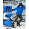 imageMAGCOMSEN Mens Winter Coats Ski Snow Water Resistant Jacket Warm Fleece Parka Raincoats with Hood for Hiking WorkBright Blue