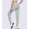 imageMAGCOMSEN Womens Joggers High Waisted Yoga Pants with Pockets Loose Leggings for Workout Athletic Lounge RunningLight Grey