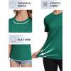 imageMAGCOMSEN Womens Short Sleeve T Shirts UPF 50 Sun Protection Quick Dry Athletic Running Workout Tee TopsJade Green