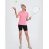 imageMAGCOMSEN Womens Short Sleeve T Shirts UPF 50 Sun Protection Quick Dry Athletic Running Workout Tee TopsPink