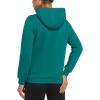 imageMAGCOMSEN Womens Sweatshirt Hoodie Fleece Lined Warm Casual Pullover Cangroo Pocket Drawstring Basic TopsEmerald Green