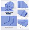 imageMAGCOMSEN Womens Sweatshirt Hoodie Fleece Lined Warm Casual Pullover Cangroo Pocket Drawstring Basic TopsLight Blue