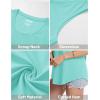 imageMAGCOMSEN Womens Tank Tops Loose Fit Sleeveless Top Casual Scoop Neck Tunic Shirts Summer UPF 50 Basic TshirtLight Blue