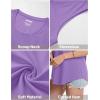 imageMAGCOMSEN Womens Tank Tops Loose Fit Sleeveless Top Casual Scoop Neck Tunic Shirts Summer UPF 50 Basic TshirtLight Purple
