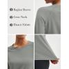 imageMAGCOMSEN Womens Thermal Shirts Fleece Pullover Long Sleeve Undershirt Tops Warm Workout Winter Base LayerLight Grey