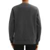 imageMAGCOMSEN Womens Winter Sweatshirts Sherpa Lined Crewneck Fleece Pullover Warm Casual Heavyweight Long Sleeve TopsDark Grey