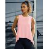 imageMAGCOMSEN Womens Workout Tank Tops Loose Fit Gym Yoga Sleeveless Shirts Athletic Running Tops FlowyLightpink