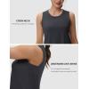 imageMAGCOMSEN Workout Tank Tops for Women Loose Fit Sleeveless Tops Quick Dry Lightweight Athletic Gym Yoga Exercise ShirtsGray