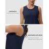 imageMAGCOMSEN Workout Tank Tops for Women Loose Fit Sleeveless Tops Quick Dry Lightweight Athletic Gym Yoga Exercise ShirtsNavyblue