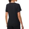 imageMAGCOMSEN Workout Tops for Women UPF 80 VNeck Short Sleeve Tee Shirt Quick Dry T Shirts Gym Athletic Yoga TopBlack
