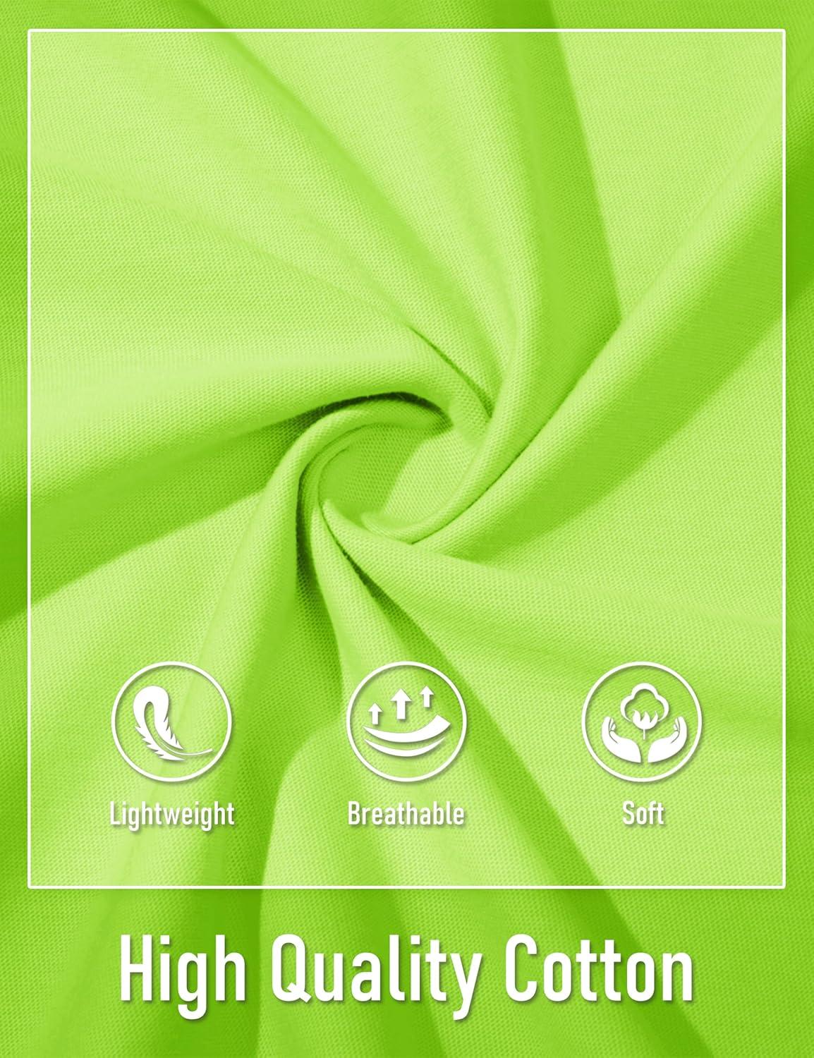 imageMAGCOMSEN Mens Henley Short Sleeve Shirt Cotton Lightweight Tee Shirts Casual Summer Basic Tees with PocketFl Green