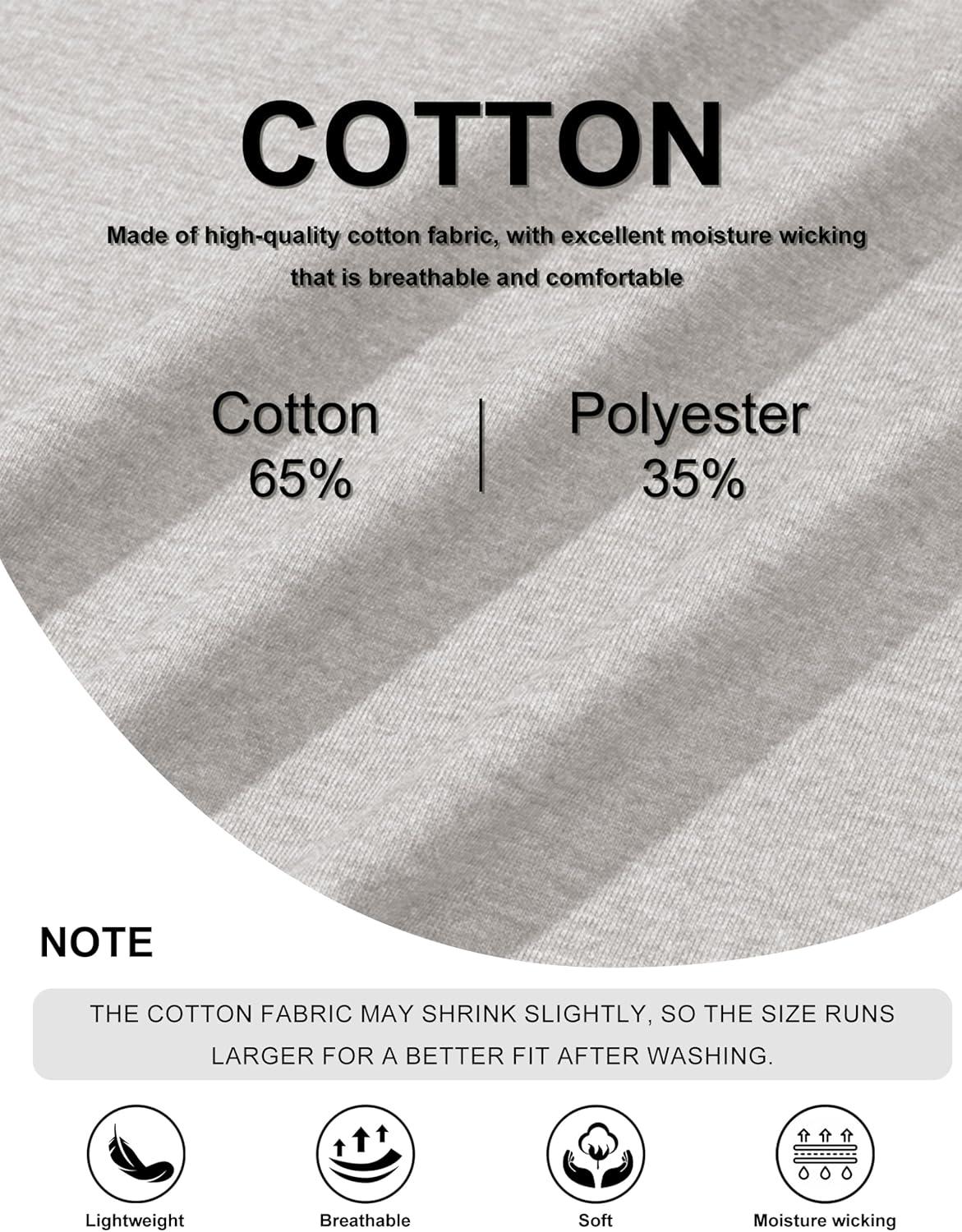 imageMAGCOMSEN Mens Long Sleeve Shirt with Pocket Cotton Crew Neck Shirts Casual Lightweight TShirt21beige