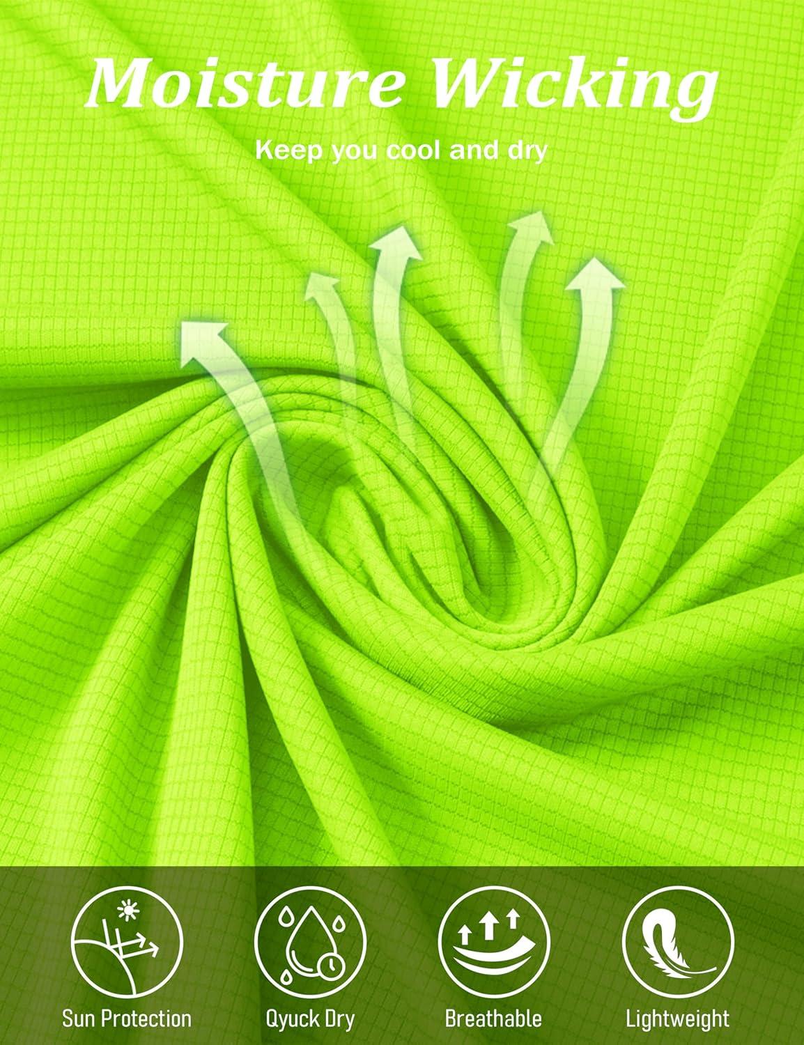 imageMAGCOMSEN Mens Rash Guard Short Sleeve UPF 50 Sun UV Quick Dry Shirts Workout Swim Running Athletic TShirtFlgreen