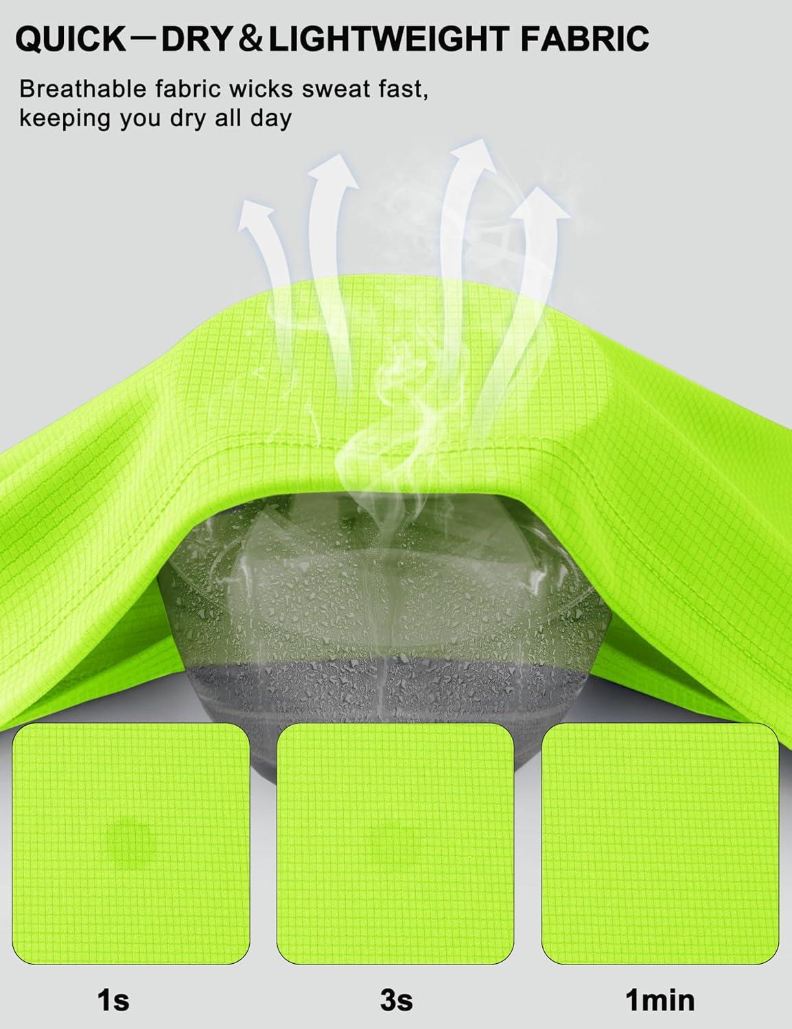 imageMAGCOMSEN Mens Rash Guard Short Sleeve UPF 50 Sun UV Quick Dry Shirts Workout Swim Running Athletic TShirtFlgreen