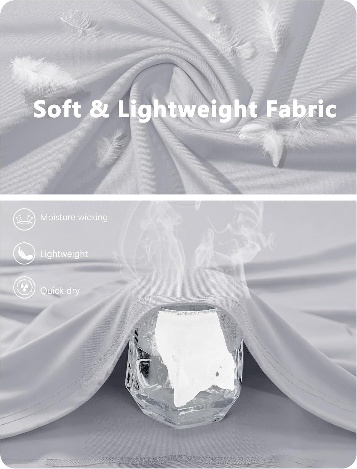 imageMAGCOMSEN Mens Short Sleeve UPF 50 Sun Protection Shirts Quick Dry Athletic TShirt Hiking Running Swimming Rash GuardLight Gray