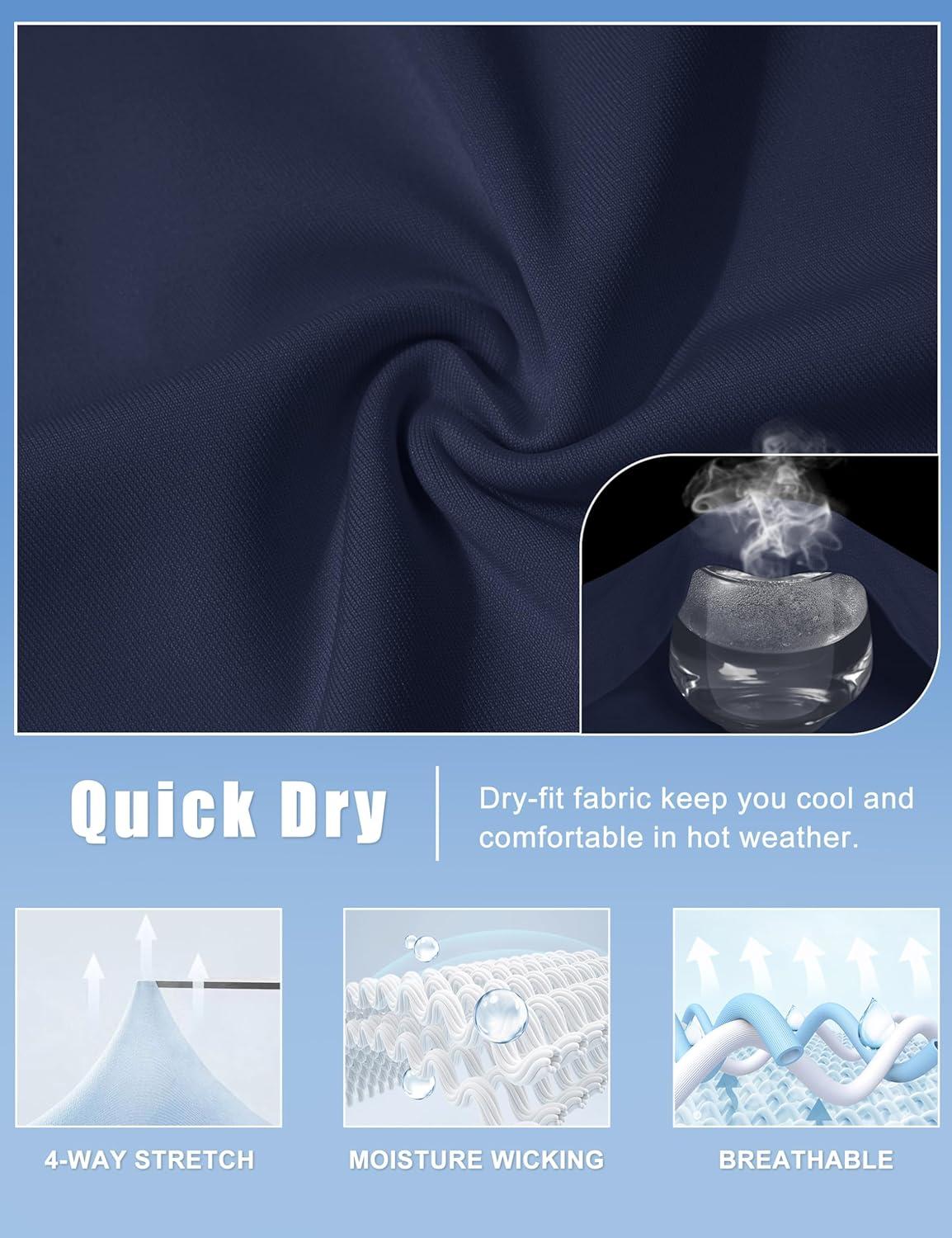 imageMAGCOMSEN Women Tops with Collared Short Sleeve Golf Polo Tops Dry Fit Athletic Tshirt for Work Out Uniform Tee Navy 2XL