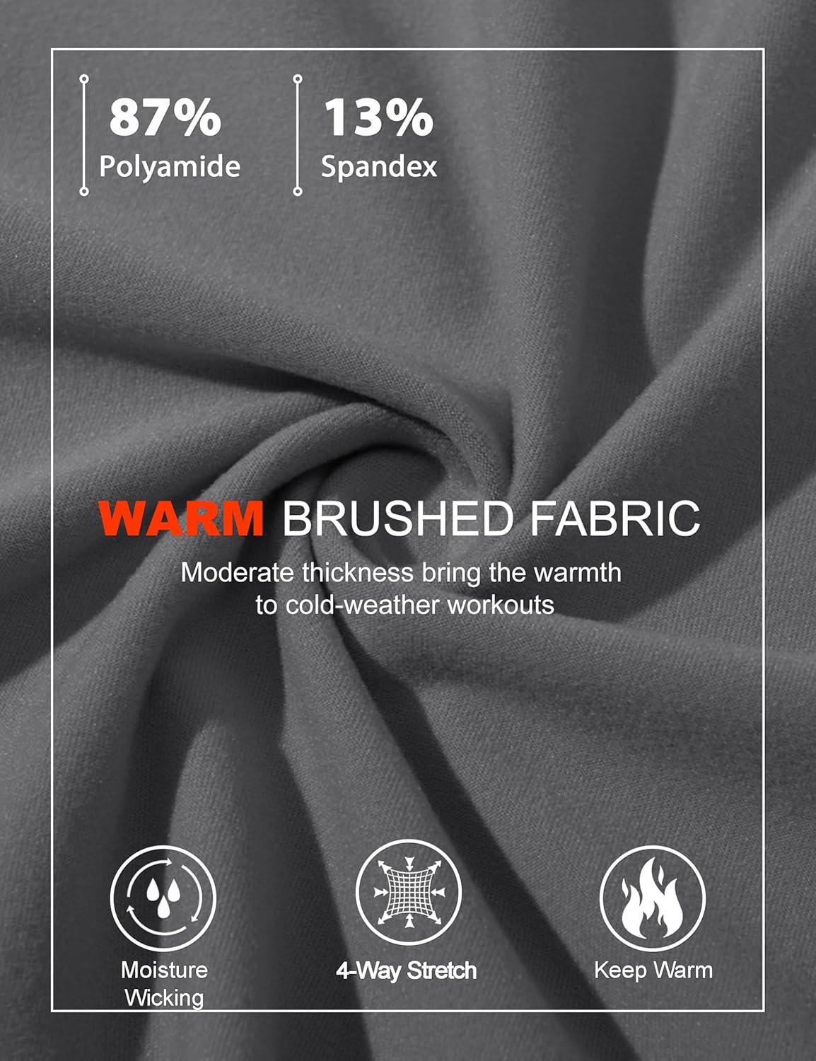 imageMAGCOMSEN Womens 14 Quarter Zip Pullover Thermal Running Shirts Long Sleeve Athletic Warm Tops with Zip PocketsDark Grey