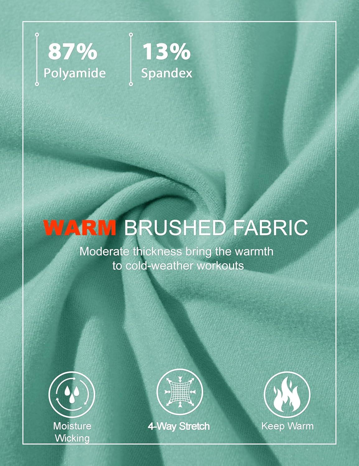 imageMAGCOMSEN Womens 14 Quarter Zip Pullover Thermal Running Shirts Long Sleeve Athletic Warm Tops with Zip PocketsGrey Green