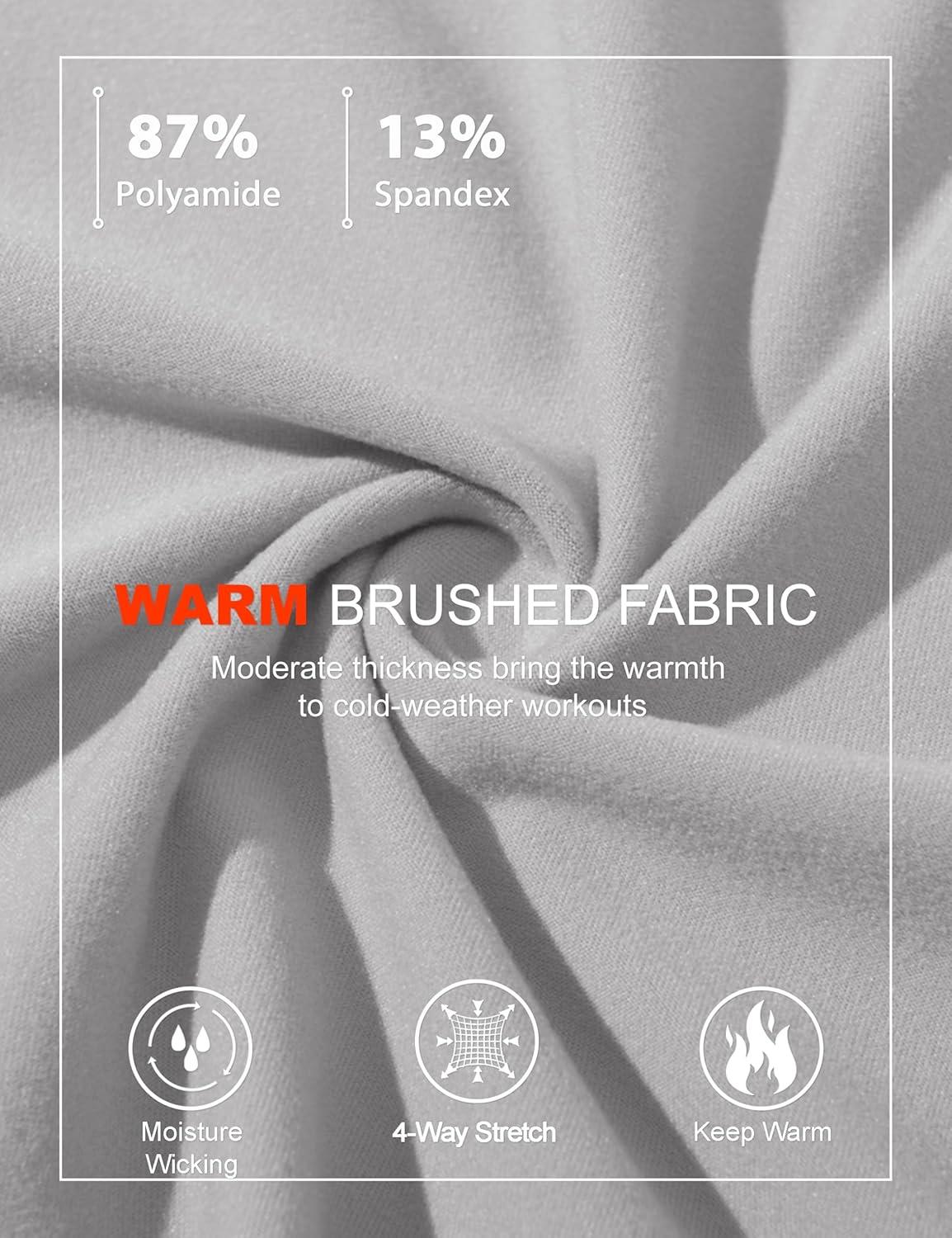 imageMAGCOMSEN Womens 14 Quarter Zip Pullover Thermal Running Shirts Long Sleeve Athletic Warm Tops with Zip PocketsLight Grey