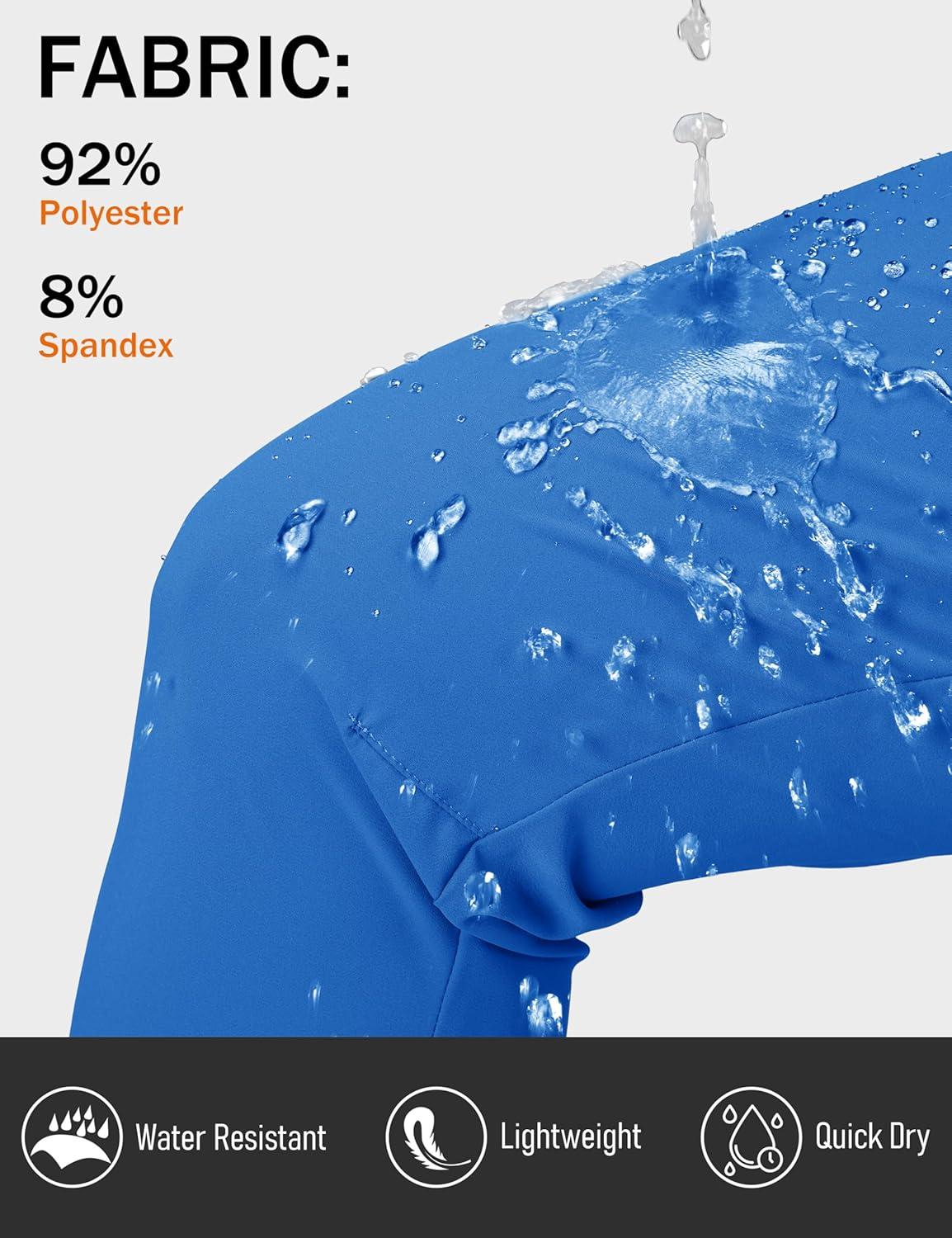 imageMAGCOMSEN Womens Hiking Pants Lightweight Quick Dry Athletic Running Joggers with Pockets Outdoor Travel SweatpantsBlue