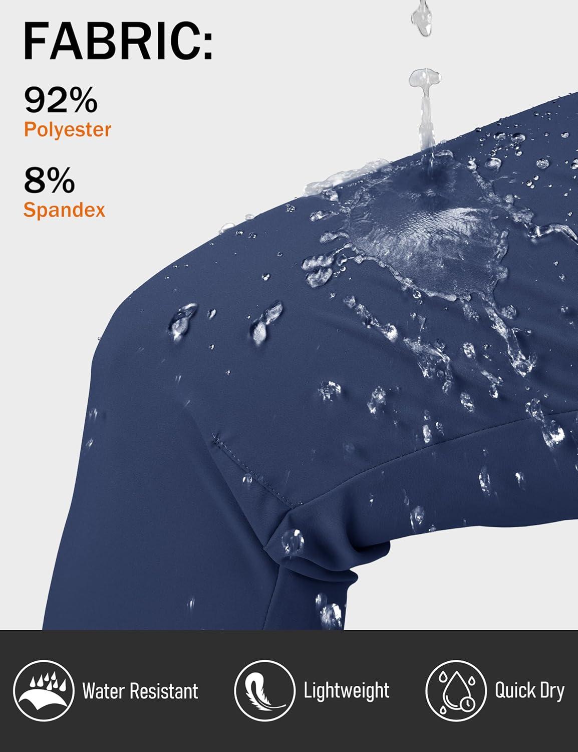 imageMAGCOMSEN Womens Hiking Pants Lightweight Quick Dry Athletic Running Joggers with Pockets Outdoor Travel SweatpantsNavy