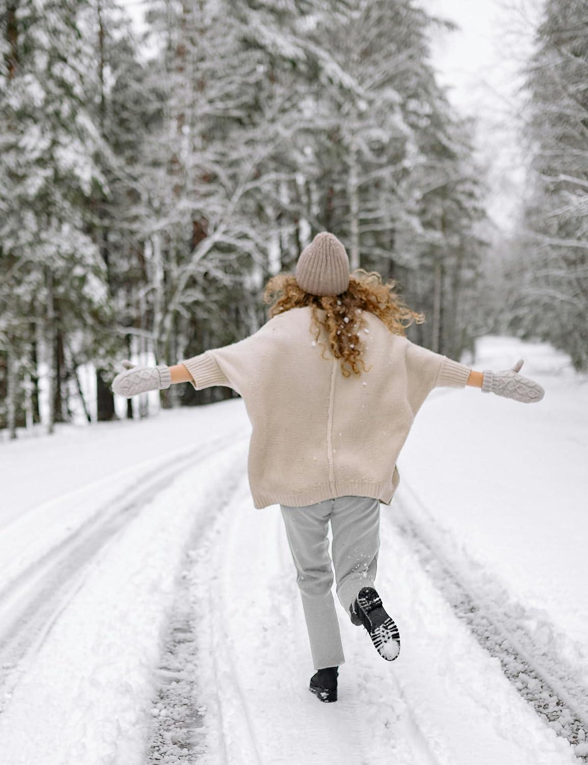 imageMAGCOMSEN Womens Sherpa Lined Sweatpants with Pockets Warm Thick Fleece Winter Casual Lounge PantsLight Grey