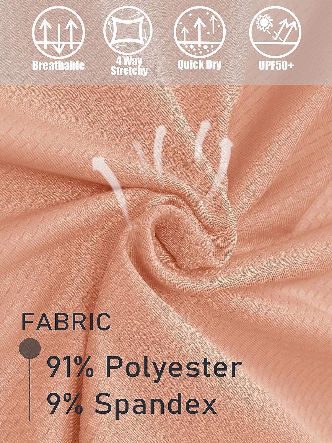 imageMAGCOMSEN Womens Sun Hoodie UPF 50 Long Sleeve Shirts for Hiking Fishing Athletic Lightweight UV HoodieApricot