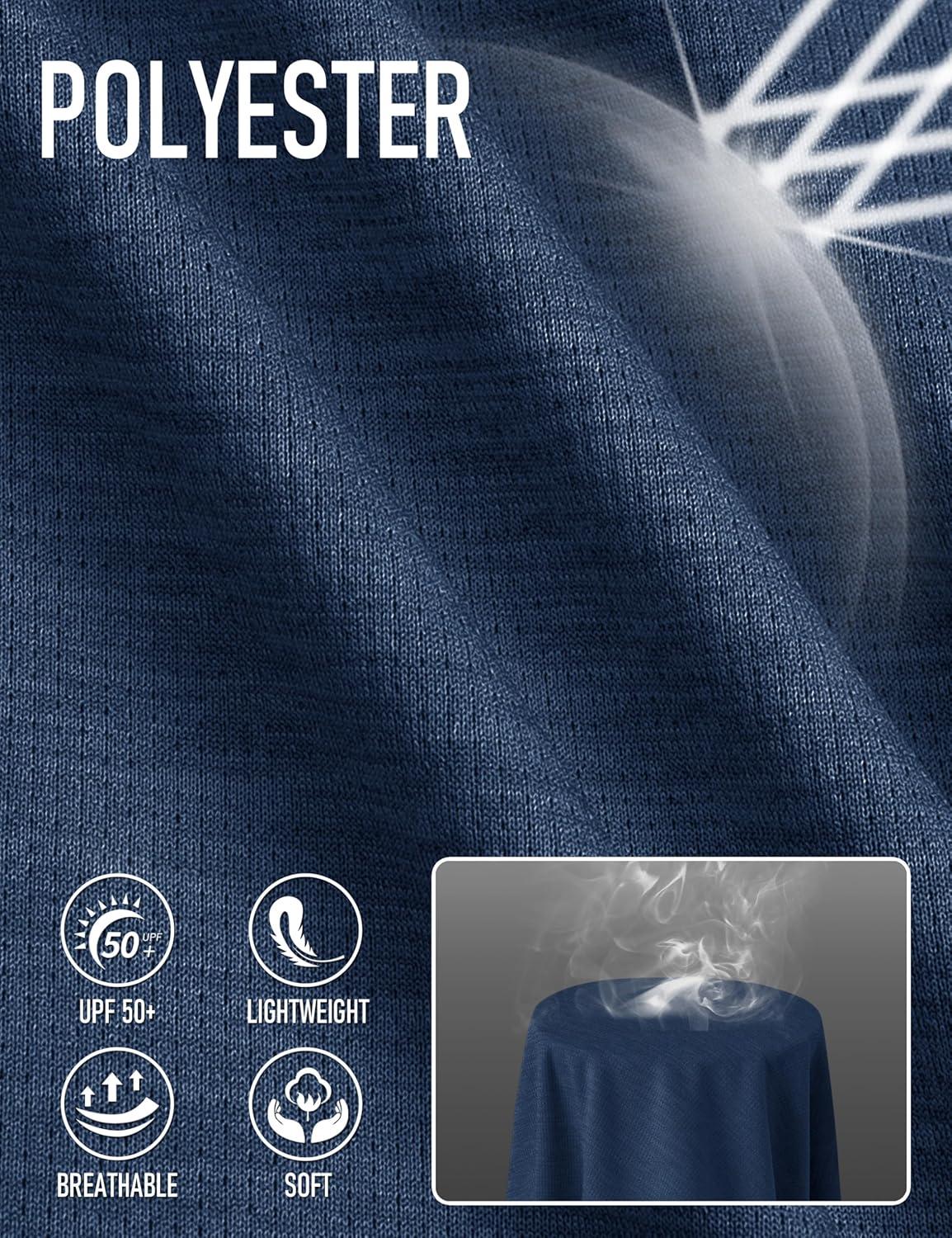 imageMAGCOMSEN Womens Sun Protection Hoodie Shirts UPF 50 Long Sleeve Top Quick Dry Lightweight for Hiking AthleticDark Blue