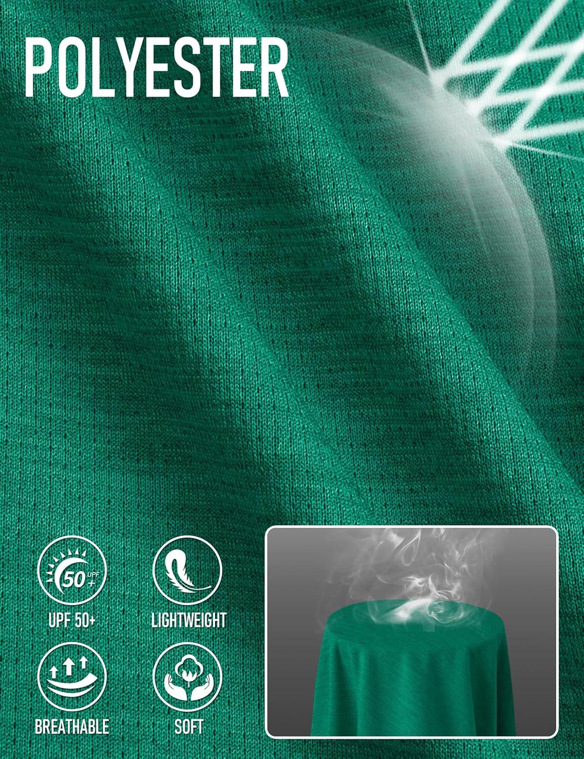 imageMAGCOMSEN Womens Sun Protection Hoodie Shirts UPF 50 Long Sleeve Top Quick Dry Lightweight for Hiking AthleticEmerald Green