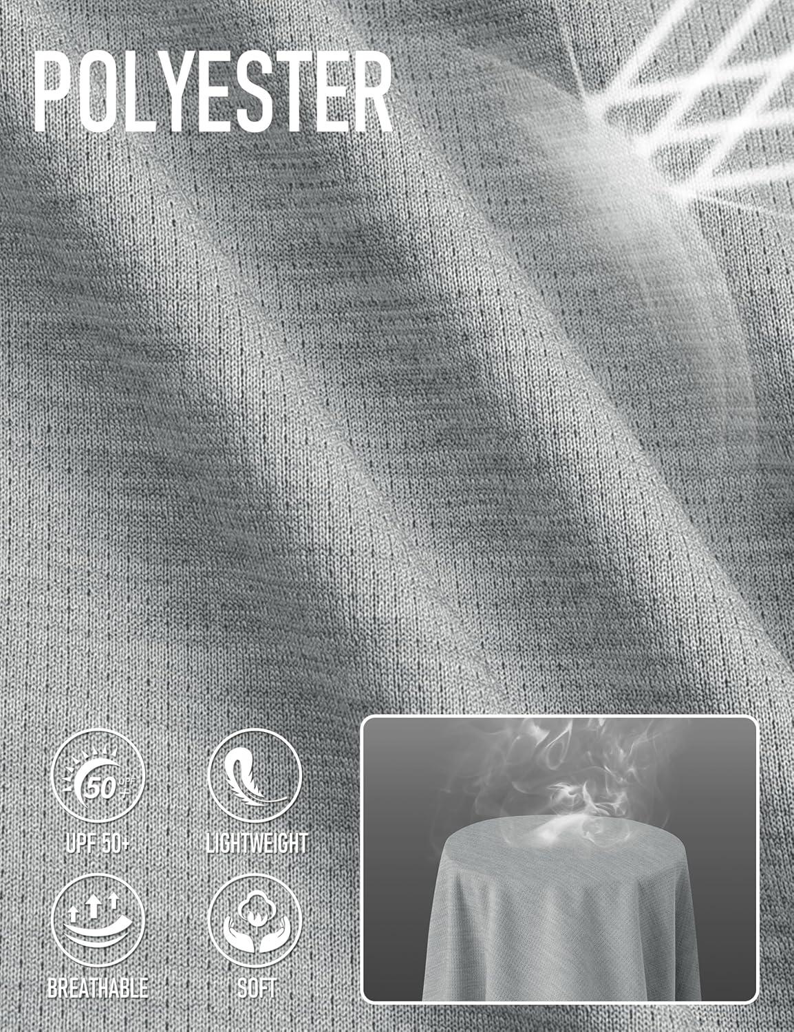 imageMAGCOMSEN Womens Sun Protection Hoodie Shirts UPF 50 Long Sleeve Top Quick Dry Lightweight for Hiking AthleticLight Grey