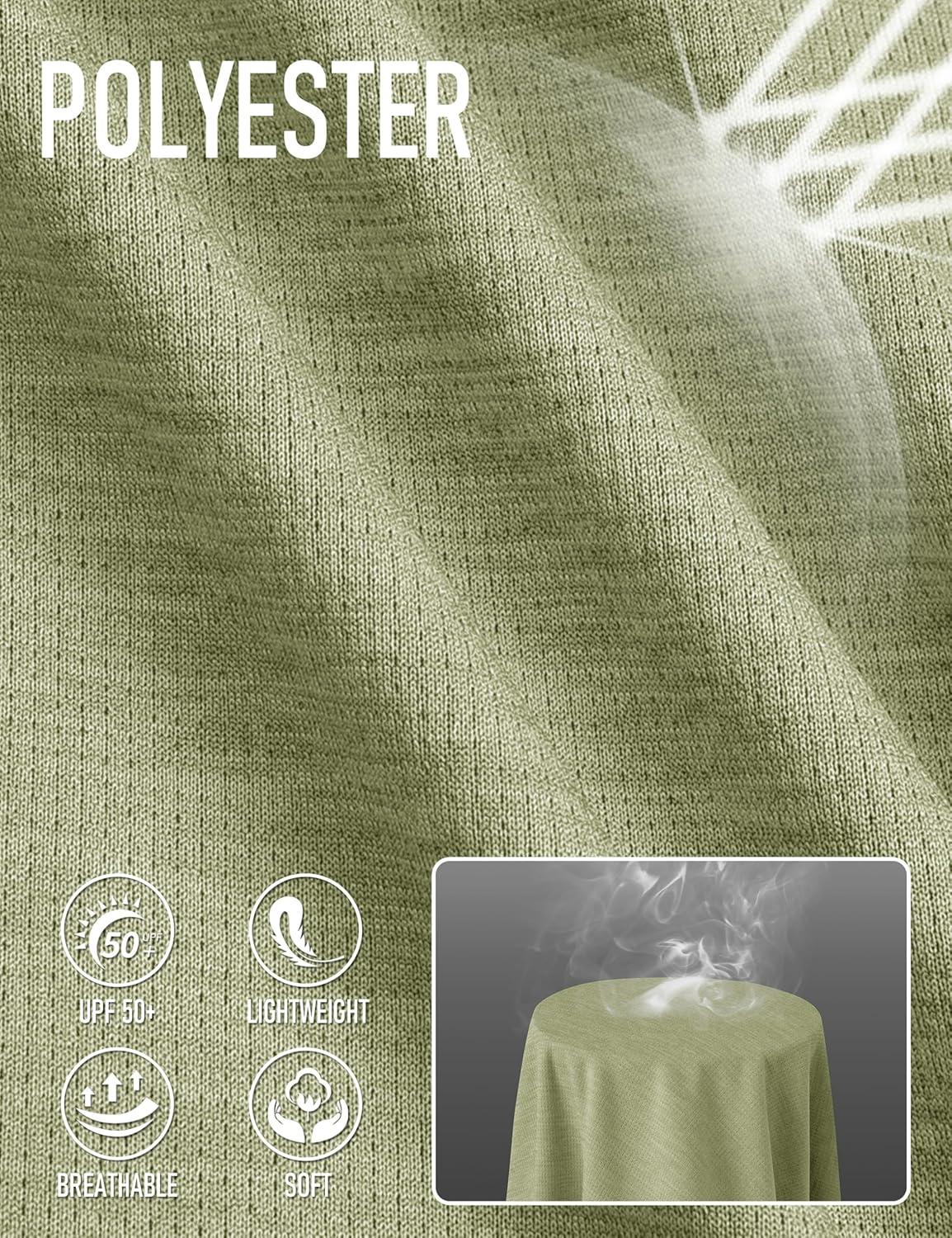 imageMAGCOMSEN Womens Sun Protection Hoodie Shirts UPF 50 Long Sleeve Top Quick Dry Lightweight for Hiking AthleticWheat Green